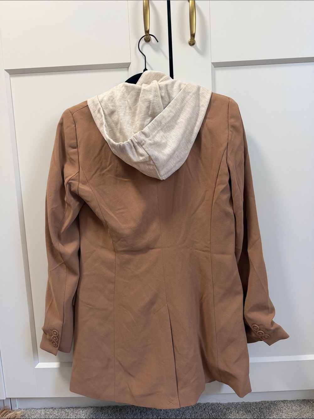Rachel Zoe Camel Hooded Blazer Jacket - Camel - Picture 3 of 3